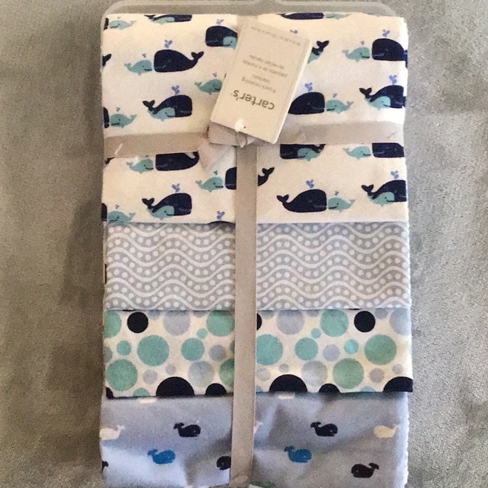 Brand New Carter’s 4 pack Receiving Blankets